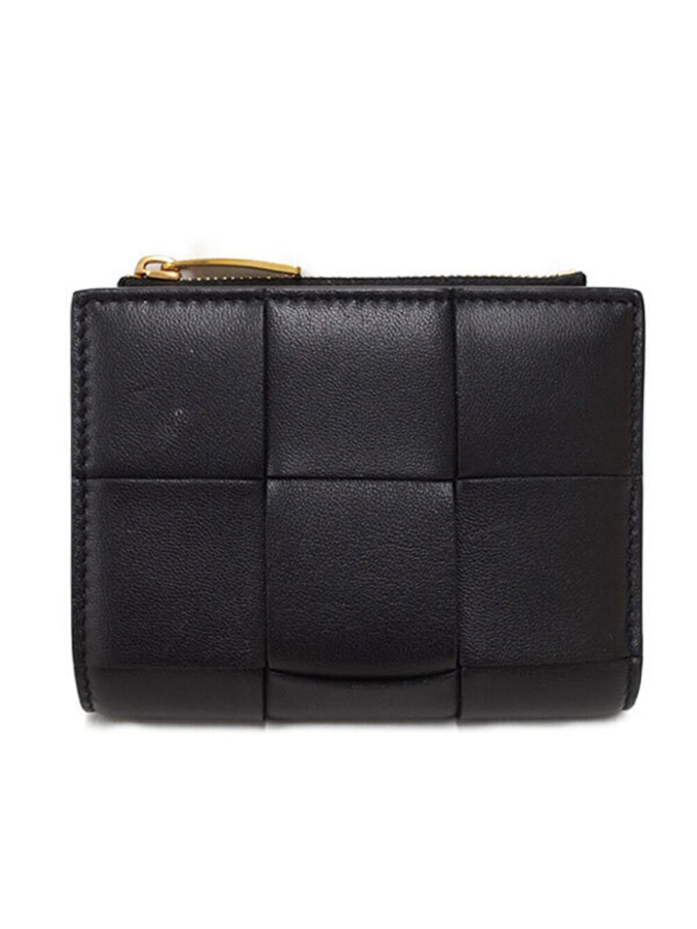 Bottega Veneta Intrecciato Bi fold Wallet Zipper Short